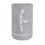 Weinkühler Sylt Beton  ca. 20,5 x Ø 13 cm